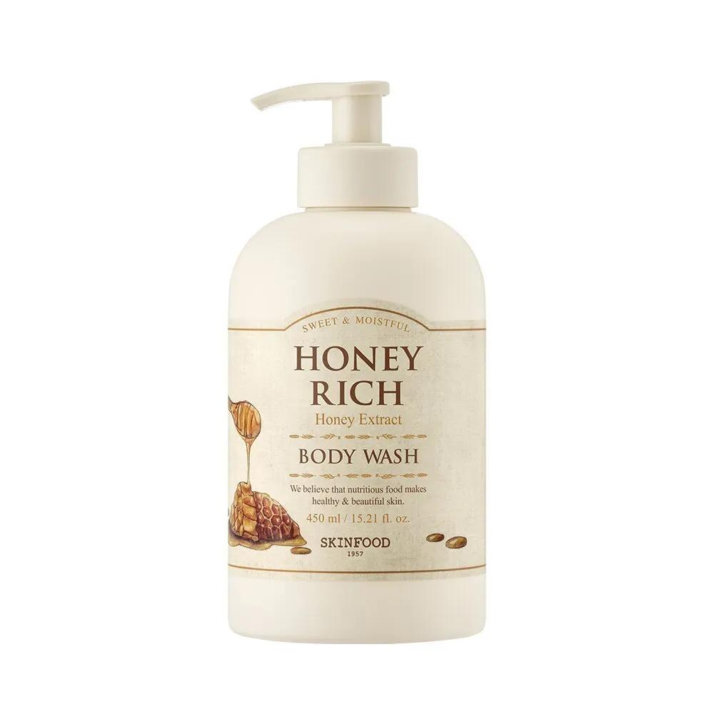 [NEW] SKINFOOD Honey Rich Body Wash / Lotion 450mL