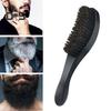 Wave Brush Men Styling Wooden Beard Brush Bristle Hair Brush Beard Styling Accessory for Home Salon Travel