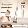 GECOMO Nahtloser Foundation Pinsel, Zweifach verwendbares Halbmond-Fischschwanz-Make-up-Werkzeug