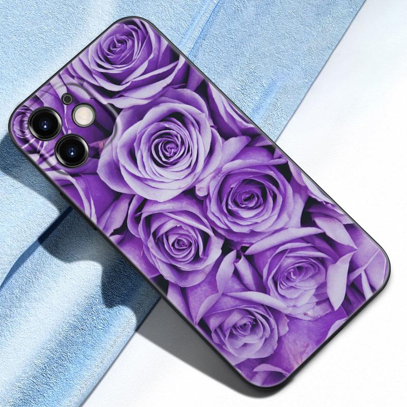 Lavender Purple Flower Phone Case For iPhone Samsung Galaxy Redmi Xiaomi Oppo OnePlus Note S A 7 8 9 10 11 12 13 14 20 21 22 23 53 54 Pro Max Ultra