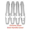 Car Upgrade Accessory For Honda CIVIC 2006 2007 2008 2009-2011 chrome silver Door Handle Cover Bezel Trim 2007 2008 2009 2010