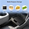 Per Tesla Model Y Juniper Standard RWD 2026 Scatola Portaoggetti Inferiore Console Centrale Vassoio Centrale in TPE Organizer per Riordinare Accessori Auto