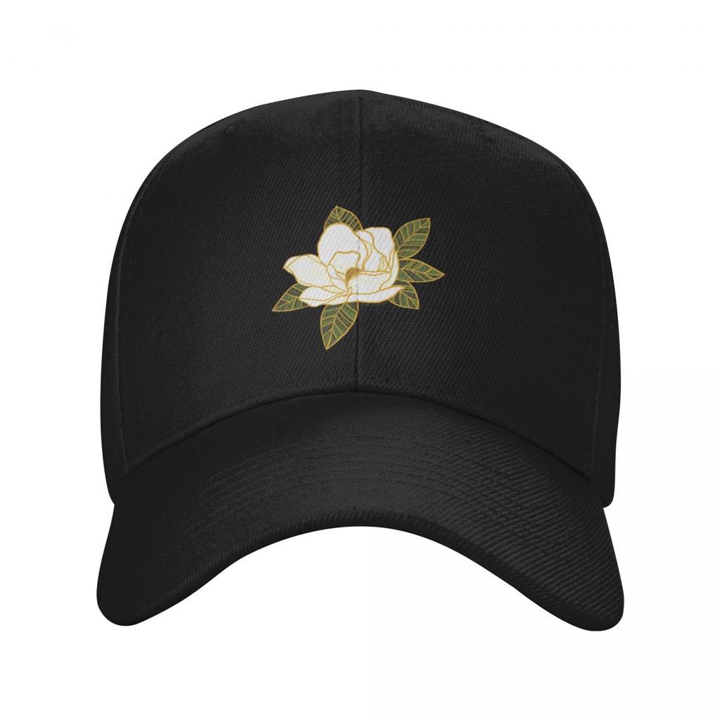 Magnolia Flower Baseball Cap Beach Bag Visor Luxury Cap Fashion Beach Men Golf Wear Women's
