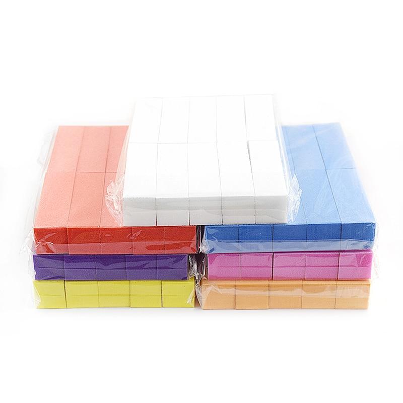 2/5/10Pcs Colorful Buffing Sanding File Block Pedicure Manicure Care Nail Art Sponge Buffer Block Polish Manicure Pedicure Tools