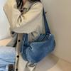 Japanese Denim Pillow Bag Women's 2025 New Casual Ins Niche Street Versatile Shoulder Messenger Bag