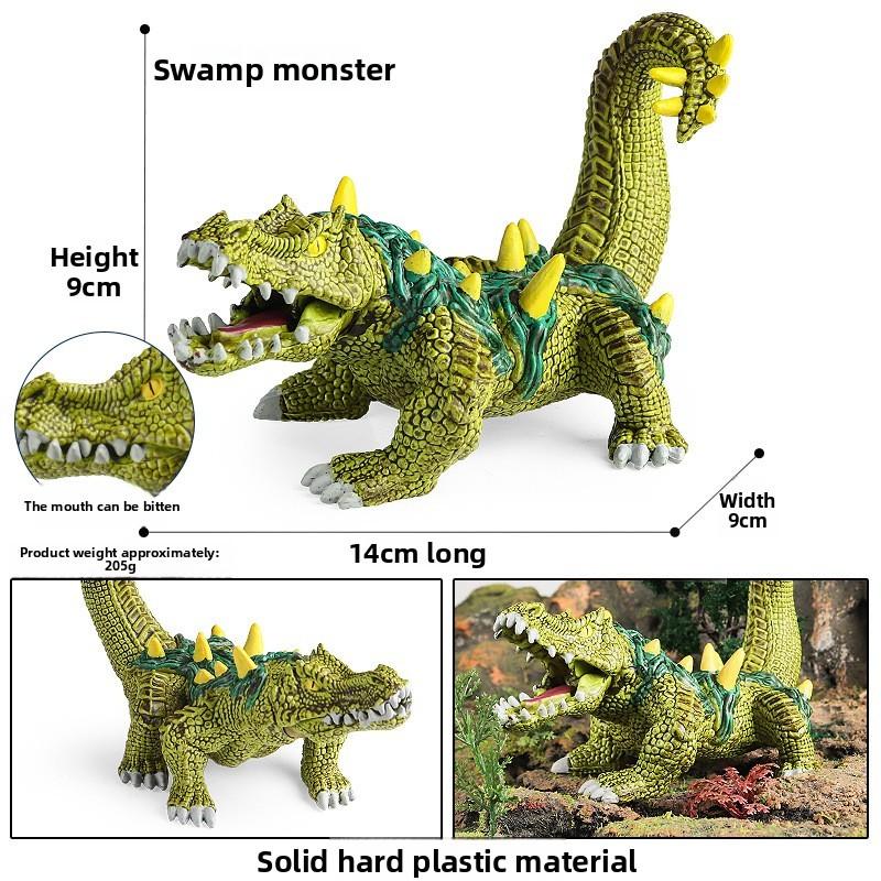 Three Headed Dog Fire Phoenix Stone Monster Dragon Warcraft Model For Kids And Collectors