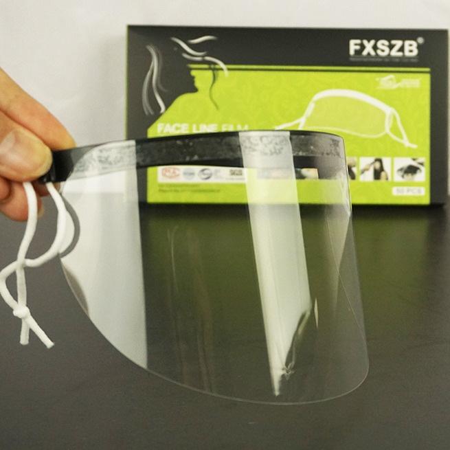 Transparent Disposable Bangs Sticker & Eye Protection Shield - Anti-Flyaway Hair Tool for Hairdressing