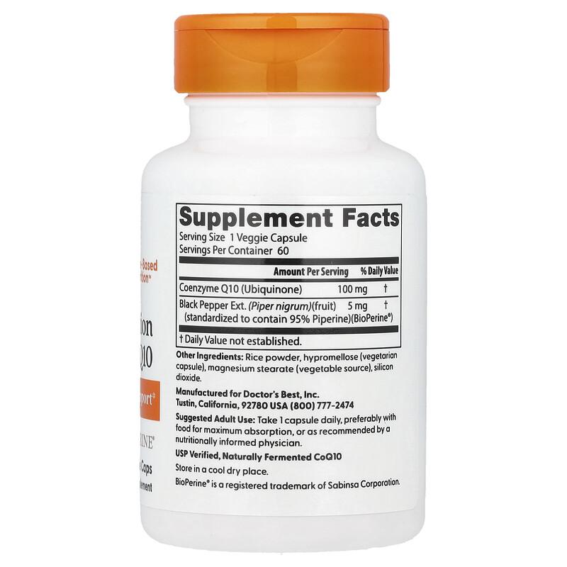 High Absorption CoQ10 , 100 mg, 60 Veggie Caps