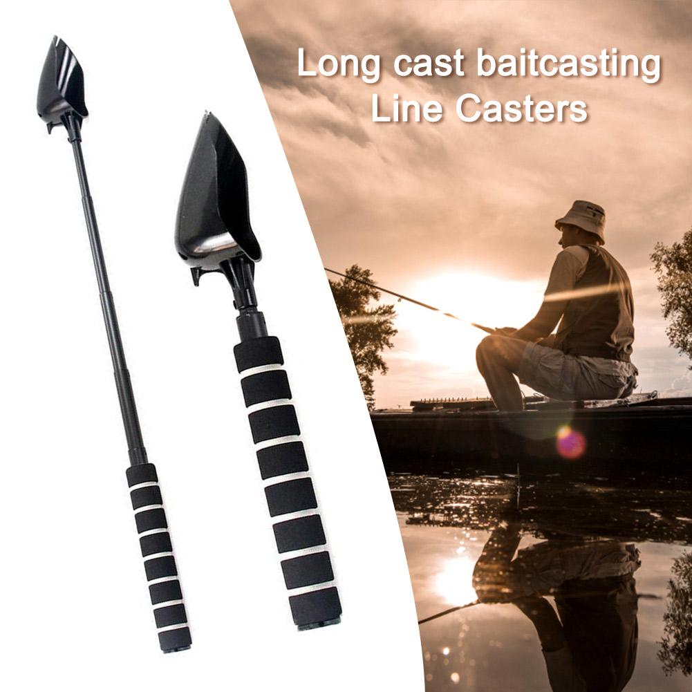Casting Attractants Spoon Retractable Fishing Lure Scoop Lightweight Long Handle Non Slip Fishing Tackle Accessory