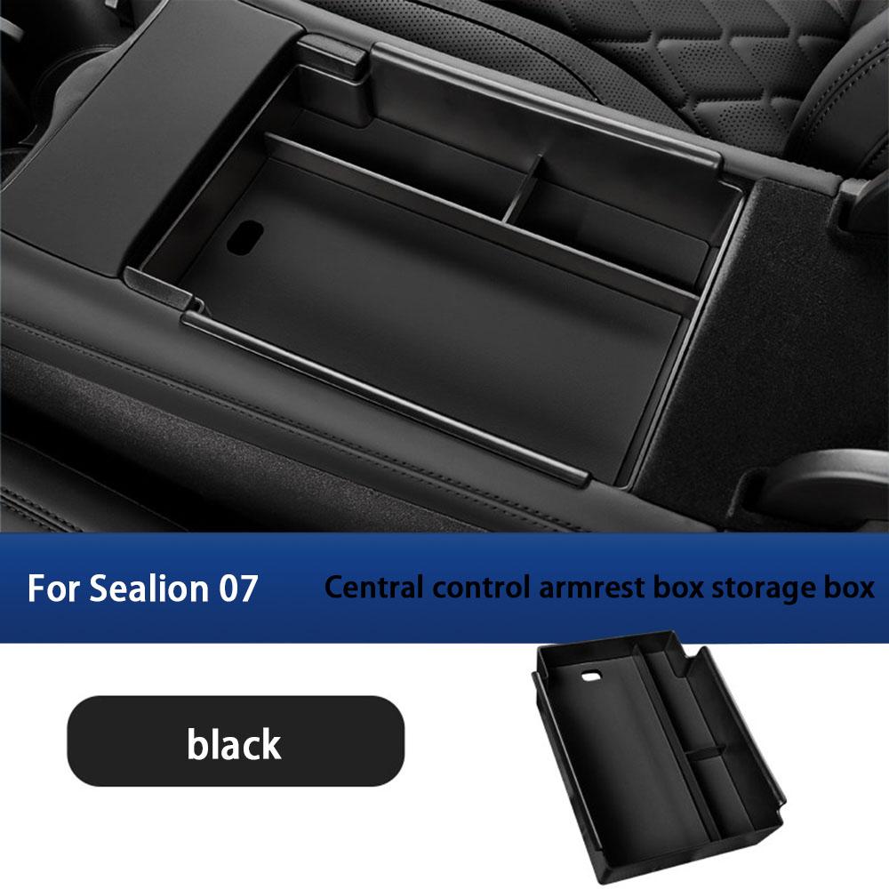 For BYD Sea Lion 07 EV Central Control Armrest Storage Box With Shock-Absorbing Pads No abnormal noise Car Interior Supplies