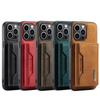 Magnetic Wallet Case With Card Holder IPhone 16 Pro Max S26 Ultra