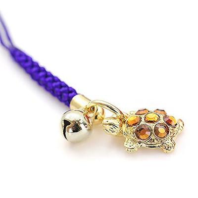 Lyckoamulett Pengaturlen Netsuke-rem Pengalycka Långlivslängd Amulett Lycka Lycka Lyckosam Lycka Klocka Sköldpadda Sköldpadda Gyllene [Barzaz]