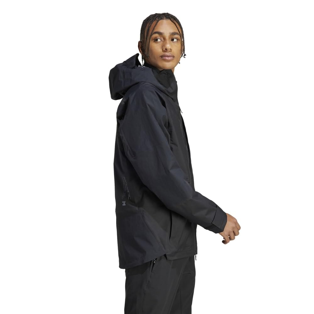 Hard Shell Terex Xploric RDY Hiking Jacket BZ033 Black [Adidas] RAIN. Men's HN2921 J/L