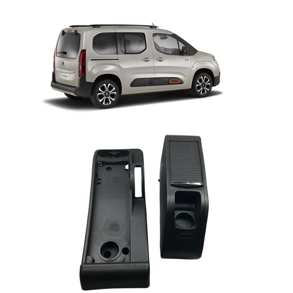 Dla Peugeot Partner Tepee Citroen Berlingo 2009-2019 Duży Centralny Podłokietnik Konsola Schowek Organizer Uchwyt na Kubek 7591.70