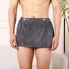 2 PCS 55 x 12 inch Men's Bath Towel Wearable Swimming Wrap Towel Short Pants Towel  Shower Spa