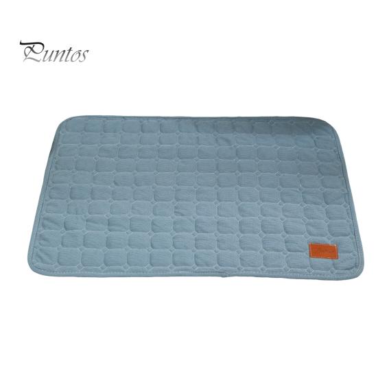 

Подушка для домашних животных, мягкая стеганая нескользящая нижняя часть, прямоугольная летняя большая, средняя, ​​маленькая собака, щенок, кошка, котенок, спальный коврик, ковер, товары для домашних животных M синий
