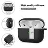 For AirPods Pro 3 Silicone Case Earphone Protective Cover with Carabiner