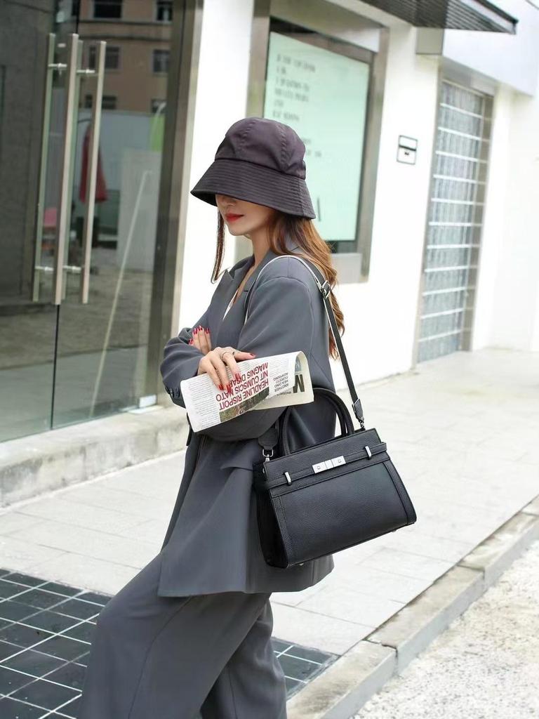 Women's Cowhide Kelly Birkin Shoulder & Crossbody Handbag