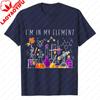Funny Chemist Gifts Im In My EleUnisext Chemistry Science Nerd TShirt Lab EquipUnisext Pun Casual Graphic Tee Tops for Streetwear