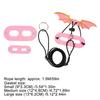 Leopard Gecko Leash Adjustable 3 Size Leather Wing Lizard Harness Leash Reptile Training Lead Harness Flexible Animal Harnesses