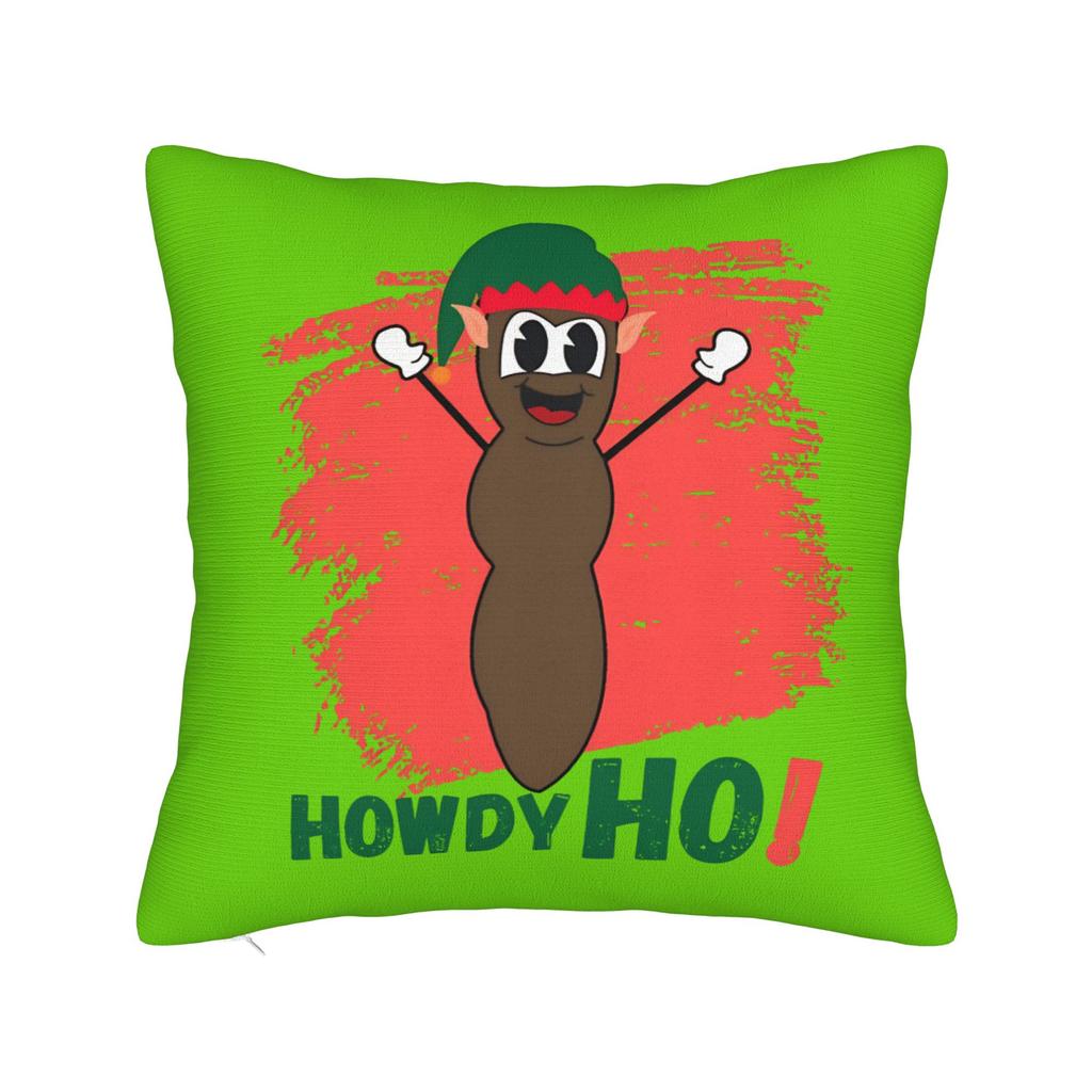 Mr Hankey Howdy Ho The Christmas Southparkd Pillowcase Polyester Cushion Cover Gift Throw Pillow Case Cover Home Zipper 18'