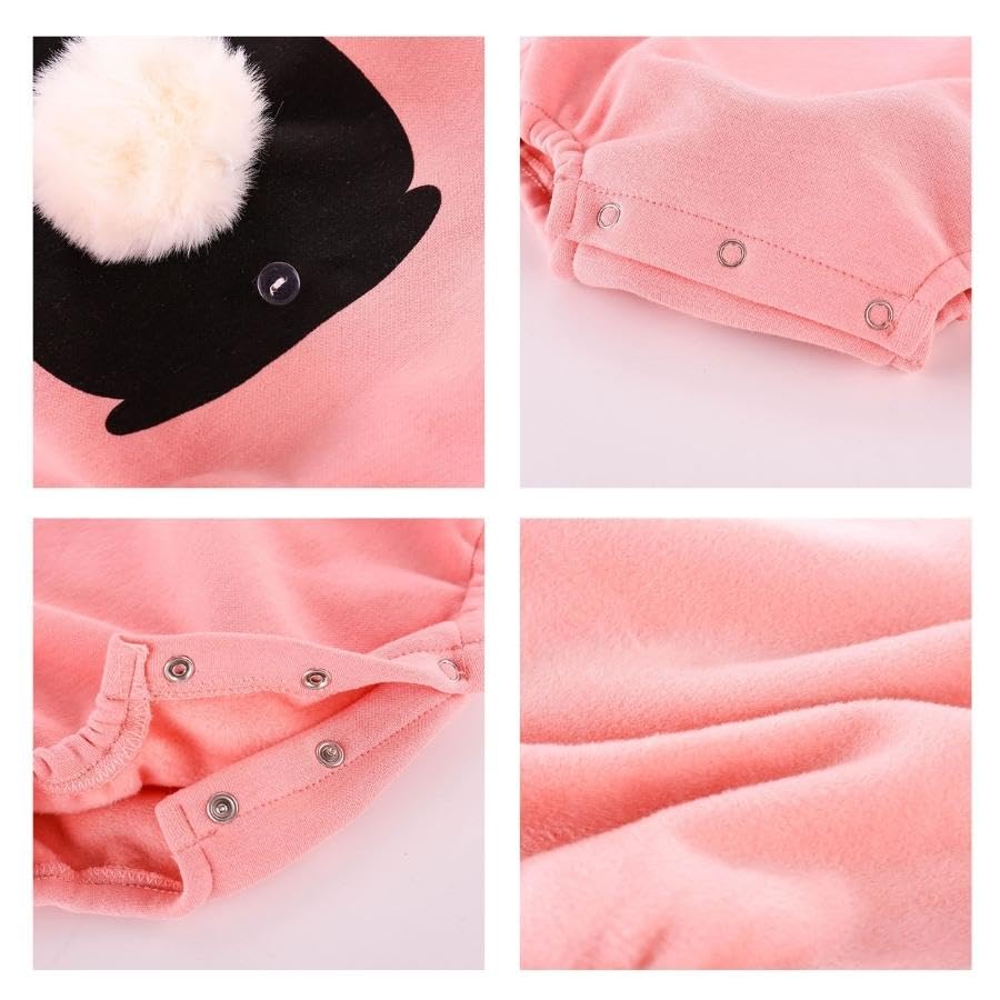 Baby Clothes Rompers Long Sleeves Rabbit Pattern Animal Kigurumi Halloween Fashionable Coveralls Clothes Spring Autumn Winter 60cm 70cm 80cm 90cm