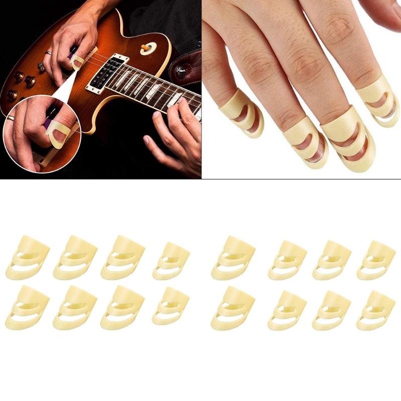Finger Daumen Hohl Picks Plektren Für Fingerstyle Akustikgitarre Bass Ukulele