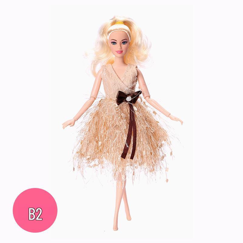 

Платье для куклы Барби 30 см, модная юбка и аксессуары для девочек B2