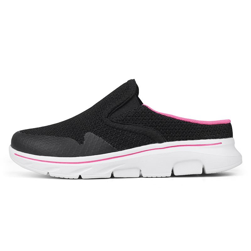 Papuci de damă pentru bărbați/femei, 35-48, papuci de vară pentru bărbați, respirabili, din plasă, negri, Mueller