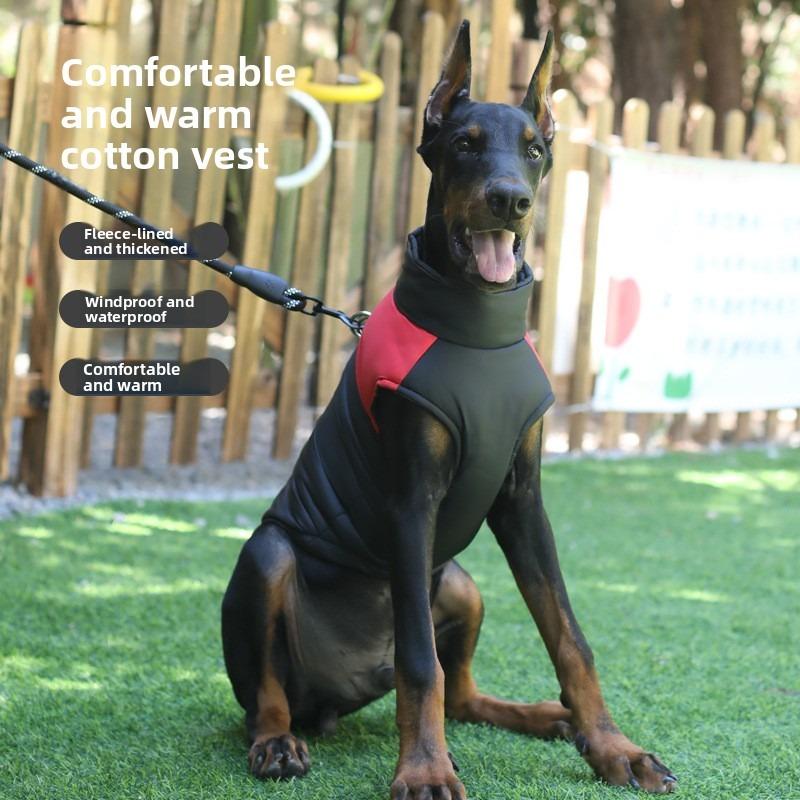 Winter Pet Cotton Clothes, Thickened and Warm Dog Cotton Clothes, Cold-proof Outdoor Fashionable Pet Cotton Clothes
