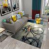 Dywan 3D w stylu vintage z rowerem Mata domowa do łazienki kuchni Dywan antypoślizgowy Mata dekoracyjna do salonu sypialni przedpokoju dla dzieci prezenty