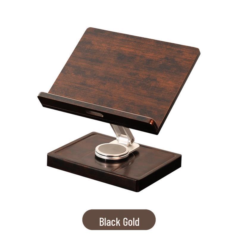 2026 Black Gold Rotating Desktop Stand for Phones, Tablets, and Laptops
