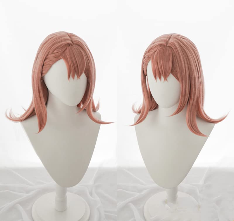 Cosplay Wig with Net, Minori Hanazato (Hanasato), Pink, Heat-Resistant, Perfect for Cosplay, Photoshoots, and Festivals