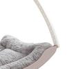 Cat Window Hammock Suspended Ventilation Grid Strong Load Bearing Velvet Cat Window Perch for Cat