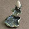 Reflux Artwork Lotus Tea Table Ornaments Incense Tray Incense Censer Holder Incense Frame Tea Pets