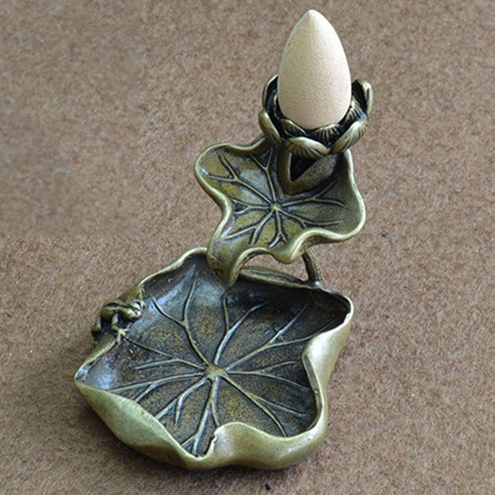 Reflux Artwork Lotus Tea Table Ornaments Incense Tray Incense Censer Holder Incense Frame Tea Pets