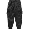 Tech Solid Color Cuffed Pocket Woven Casual Pants Men Pants Black FB7911-010
