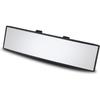 12.1 Inch Interior Clip-On Panoramic Convex Rear View Mirror For Car, Extended Rearview Accessory (White)