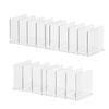 2 Pieces Purse Organizer Closet Divider Shelf Storage Bag Clear PC Construction
