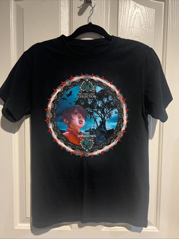 VIntage Shinedown The Studio Album Collection Shirt Unisex Concerts to 5XL SG541 Unisex T-Shirt L