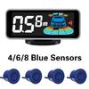 Multiple Radar Parking Sensor Kit Backlight Parktronic LED Display System Backup Monitor Detector Assistant
