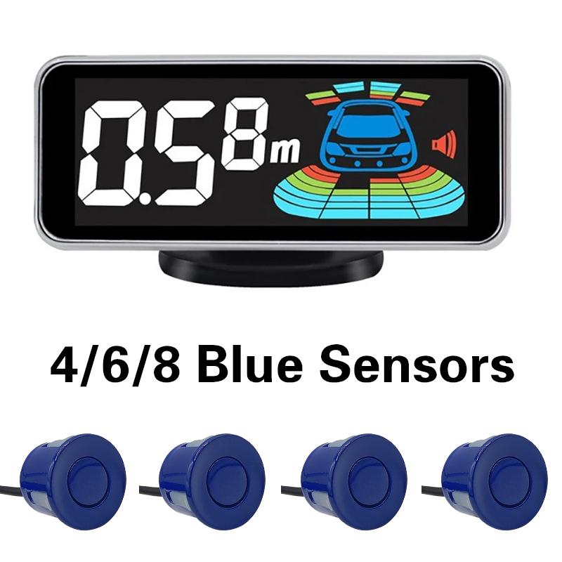 Multiple Radar Parking Sensor Kit Backlight Parktronic LED Display System Backup Monitor Detector Assistant