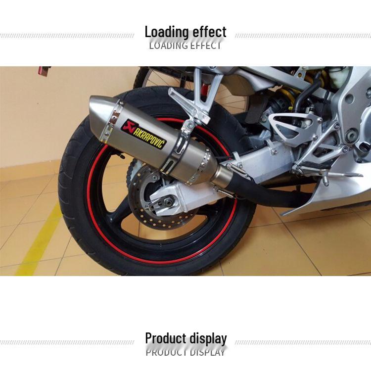 Hexagonal Exhaust Pipe for Motorcycles: Ninja 250, CBR500R, R3, GSX1000