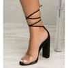 New Style Sexy Women Sandals Fashionable Thin High Heels Open Toe  Dancing Shoes Summer Ballroom Dance Woman Designer Sandals