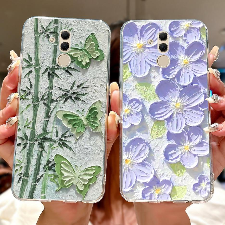 For Huawei Mate 20 Lite Case SNE-AL00 SNE-LX1 Popular Painted Cover Soft Slim Phone Case For Huawei Mate 20 Pro Mate20 Lite Bags