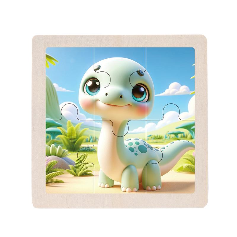 

Деревянный развивающий пазл для малышей, 1-5 лет