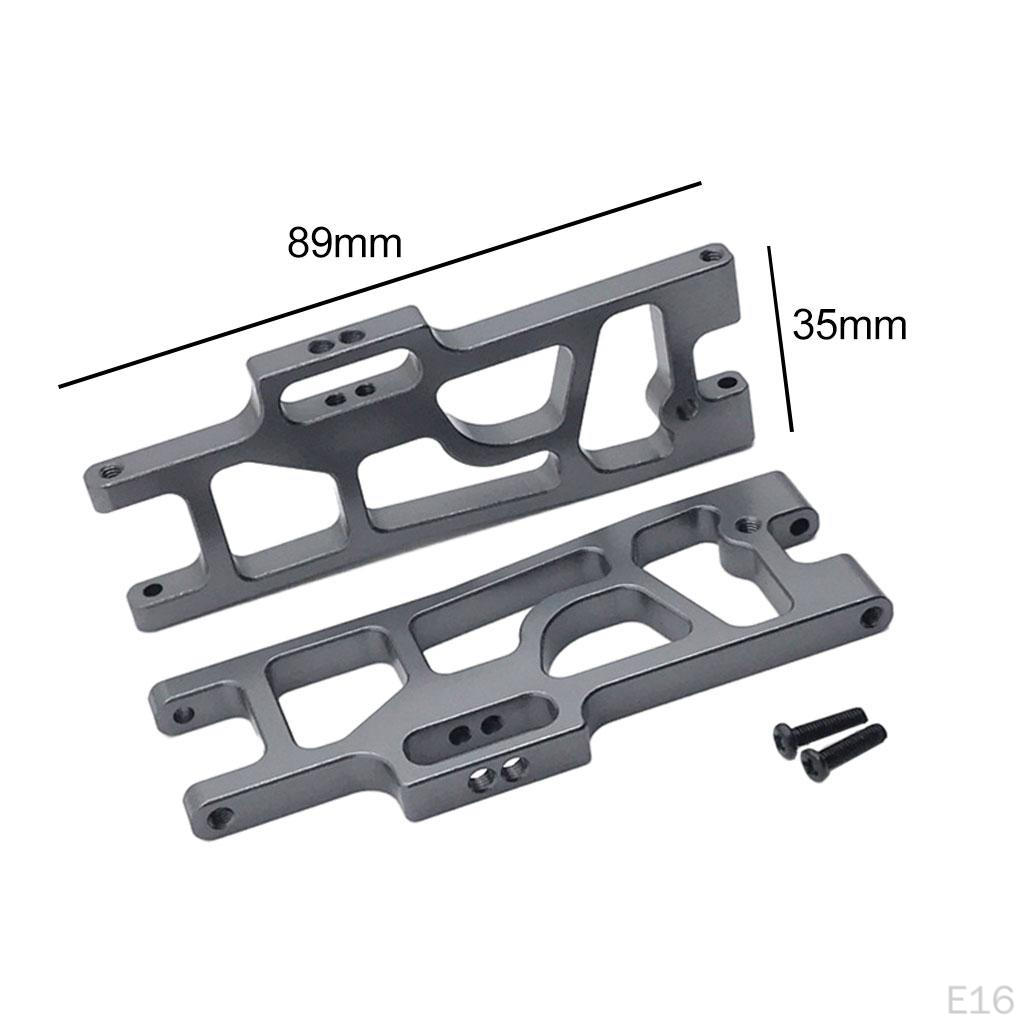 2 Pieces Metal Rear Lower Swing 1:10 1:12 RC Car Model 12404 12401 Replaces Part Upgrade Parts