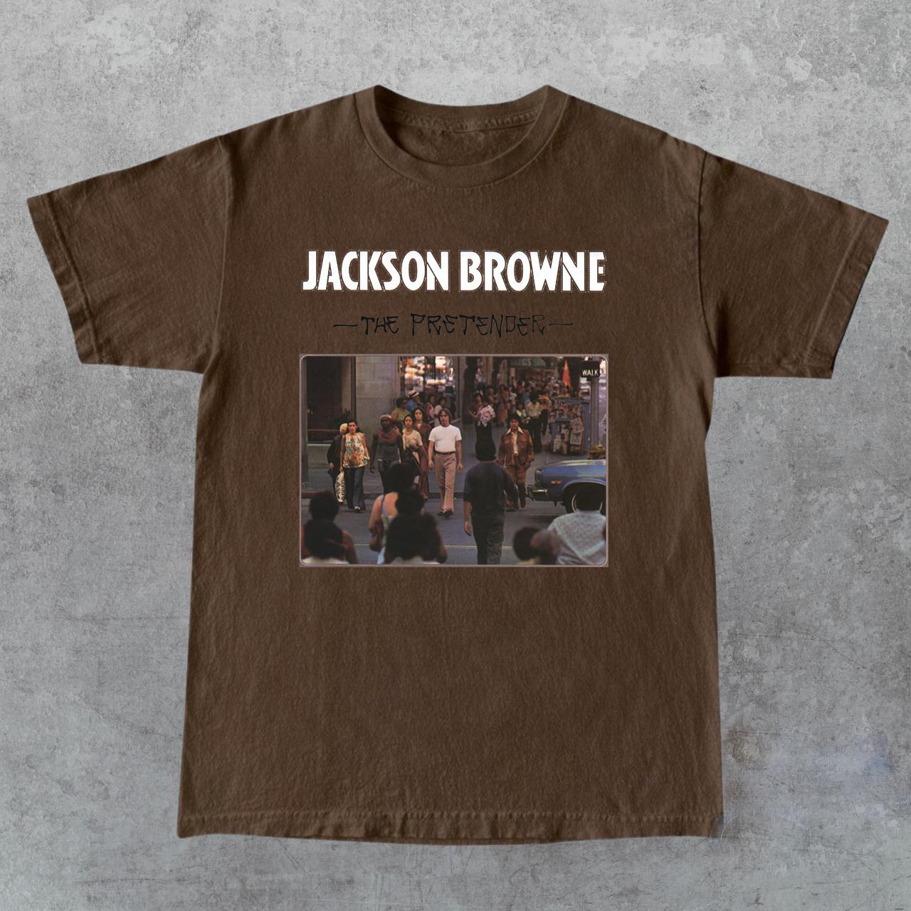 Jackson Browne The Pretender ALbum T Shirt Full Size S-5XL S разноцветный