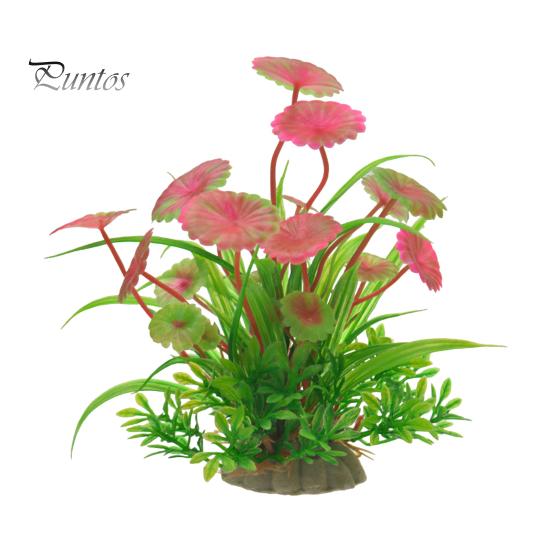 

Искусственные водные растения, устойчивые к выцветанию, имитация пластика, гидропонная трава, яркий аквариумный ландшафтный декор для аквариумов с рыбами и рептилиями розовый