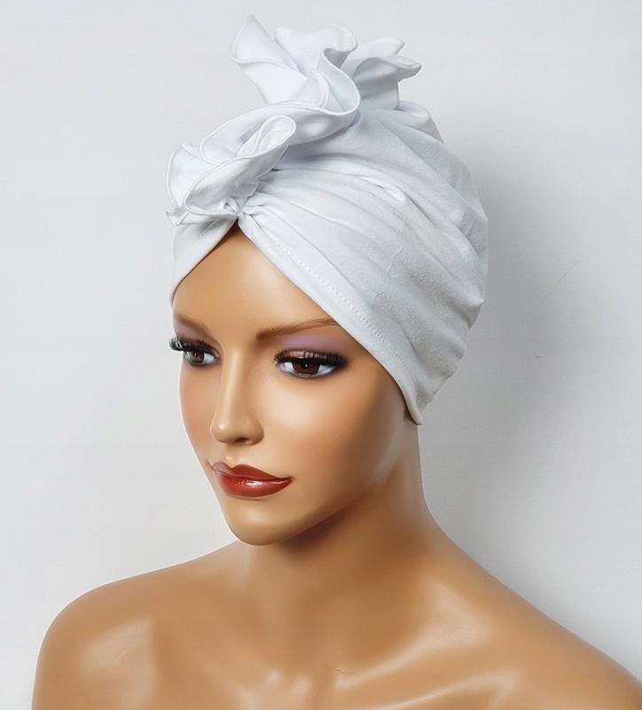 Turban Luba Fashionable Ruffled Cap Without Pattern Even After Chemotherapy